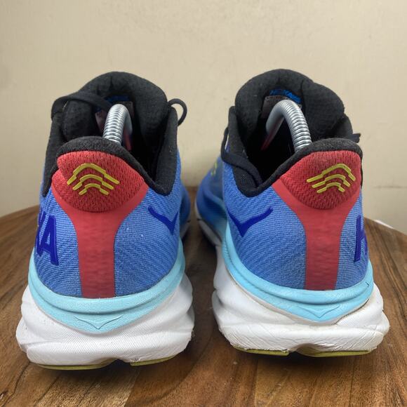 Hoka OneOne Clifton 9 Virtual Blue Cerise Mens Blue Size 9 Running Shoes 1127895 - Picture 3 of 11